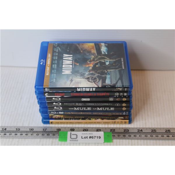 (8) Blu-Ray Movies - Action - Adult