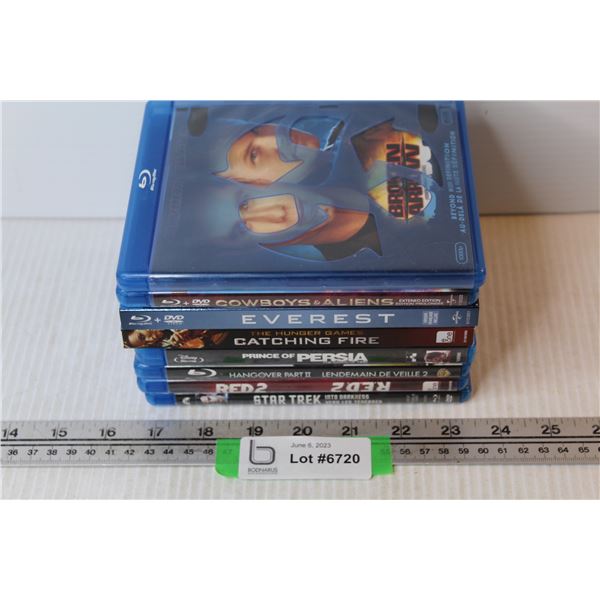 (8) Blu-Ray Movies - Action - Adult