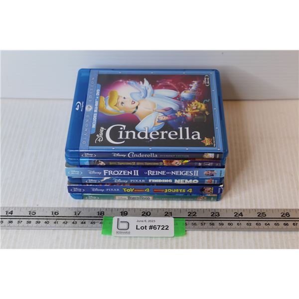 (6) Blu-Ray Movies - Childrens