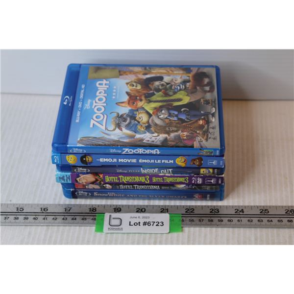 (6) Blu-Ray Movies - Childrens