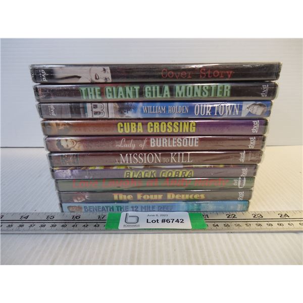 (10) DVD's-Various Genre's