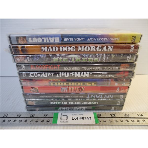 (10) DVD's-Various Genre's
