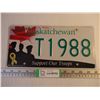 Image 1 : Saskatchewan Support Our Troops License Plate