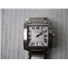 Image 2 : Wrist Watch-- Cartier Tank w/ Flip Case 26mm (New Battery--Runs)