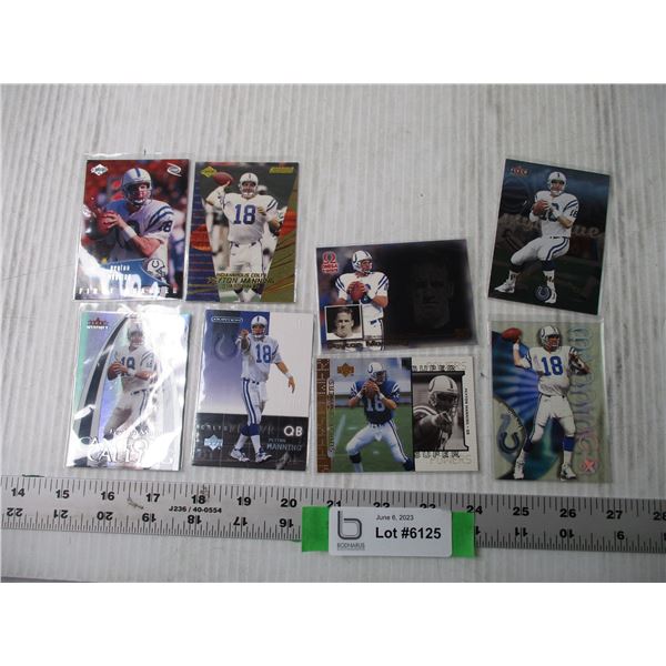 (8) Peyton Manning 2nd Year Cards NFL