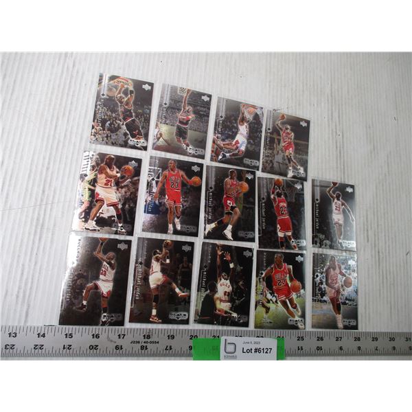 (14) Upper Deck Black Diamond 1999-00 Michael Jordan #1-13 +22 NBA Cards