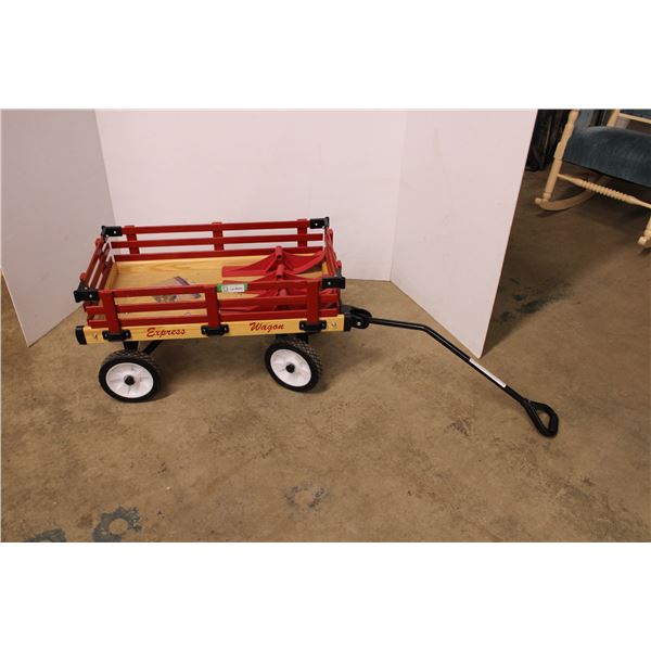 *Kids Express Wagon with Runner Attachments - 34  x 17 