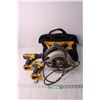 Image 1 : Skilsaw 184mm Circular Saw in Case and Electric Drills