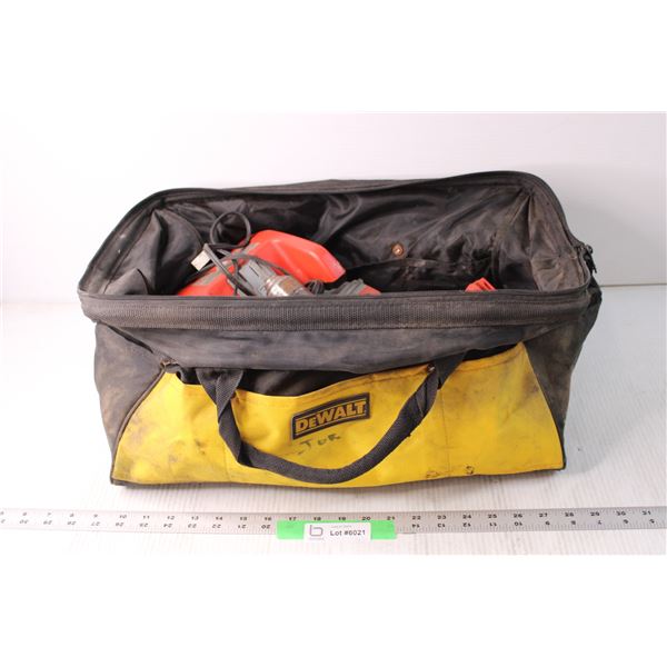 Tool Bag with Assorted Electric Tools