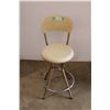 Image 1 : *Metal Stool with Padded Seat - 34"