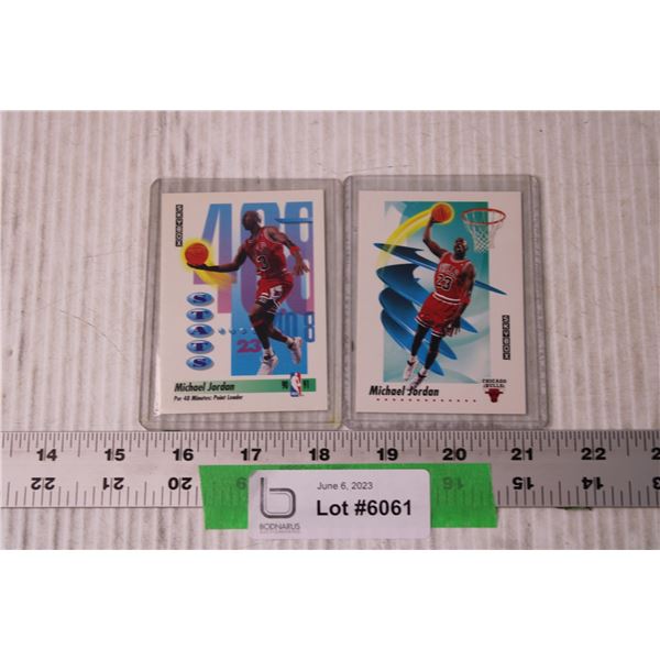 (2) "Rare" Michael Jordan NBA Trading Cards