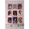 Image 1 : (9) Hall of Fame NBA Basketball Trading Cards - Jordan, Magic, Pippen
