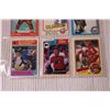Image 2 : (9) Vintage NHL Hockey Rookies and Stars Trading Cards