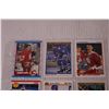 Image 2 : (9) Assorted NHL Hockey Rookie Cards - Selanne, Fleury, Belfone