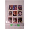 Image 1 : (9) Vintage NBA Basketball Trading Cards - Jordan, Magic