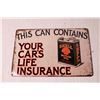 Image 2 : Shell Motor Oil and Texaco Motor Oil Tin Signs