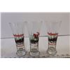 Image 2 : (3) Budweiser Clydesdales Tall Glasses+Light up Budweiser Glass+Stewart Mug