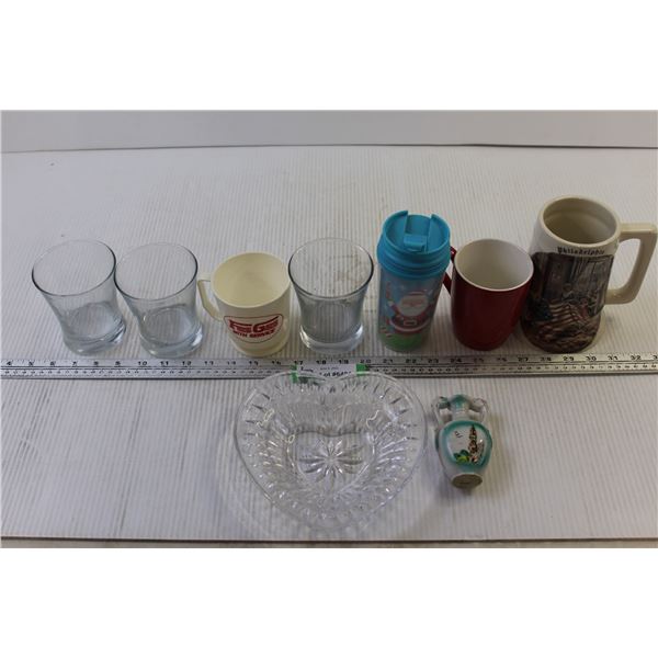 (7) Cups+ Ashtray