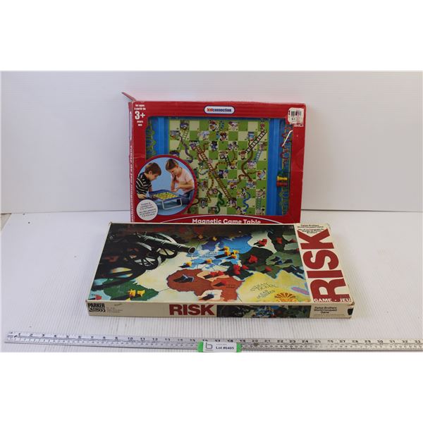 Risk Board Game+ Magnetic Game Table Snakes and Ladders