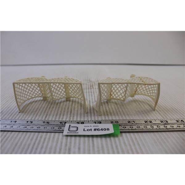 (2) Plastic Mini Hokcey Nets
