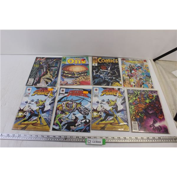 Lot of Comic Books Manowar and More