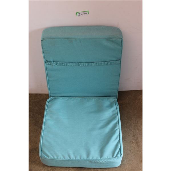 *Outdoor Seat Cushion Blue