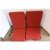 Image 2 : *(2) Red Outdoor Seat Cushions