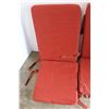 Image 3 : *(2) Red Outdoor Seat Cushions