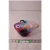 Image 1 : Blue and Purple Art Glass Piece