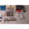 Image 2 : Assorted Office Items - Calculator, Note Pads