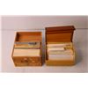 Image 3 : (2) Vintage Recipe Boxes