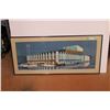 Image 1 : *Framed Art of 1968 Centennial Auditorium Saskatoon - 44 1/2" x 20 1/2"