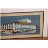 Image 2 : *Framed Art of 1968 Centennial Auditorium Saskatoon - 44 1/2" x 20 1/2"