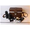 Image 1 : Camera Case w/Cannon Lenses - Flashes & Timer