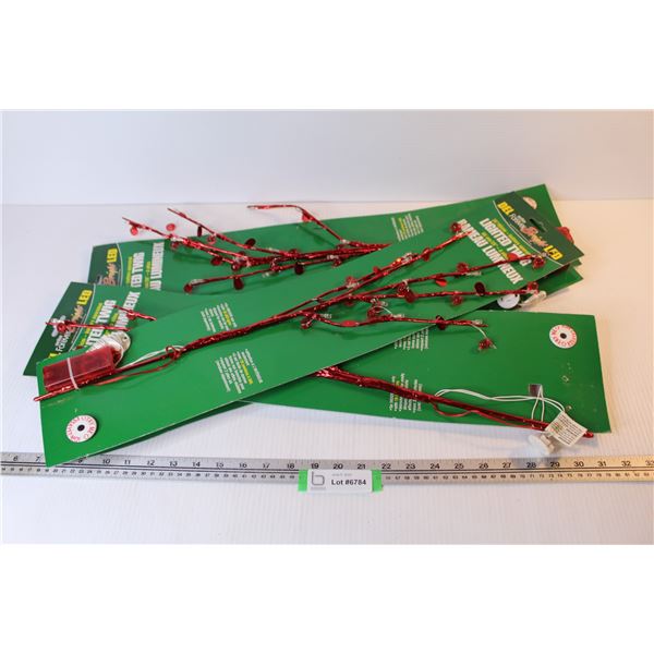 (4) LED Lighted Twigs (NIB)