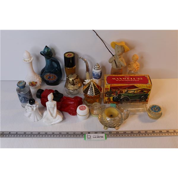 Assorted Vintage Avon Perfume Containers