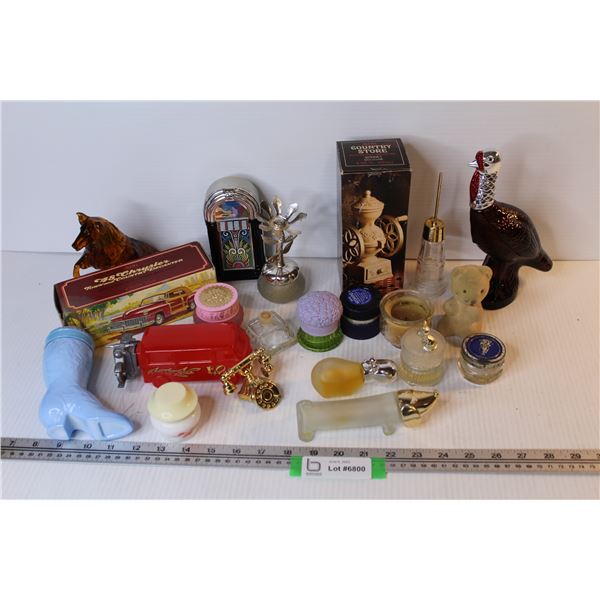 Assorted Vintage Avon Perfume Containers