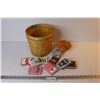 Image 1 : (2) Baskets & Playing Cards