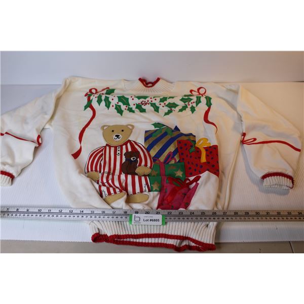 Vintage Christmas Sweater (size M)