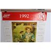 Image 7 : 1992 Coke Calendar Poster - Coke Poster - 1991 Wayne Gretzky Poster Unopened - Vintage 1956 The Coun