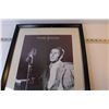 Image 2 : Framed Frank Sinatra Poster (16" x 22" - water staining)