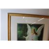 Image 3 : Framed Religious Picture (17 3/4" x 26"- cracked Glass)