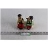Image 1 : (2) Porcelain Figurines With Bench
