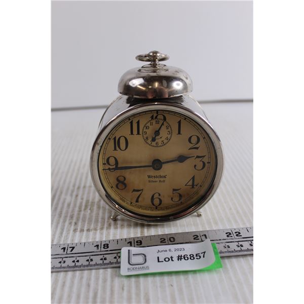 Westclox Silver Bell Alarm Clock