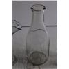 Image 3 : Glass Milk Bottle + Cup + Flower Holder