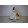 Image 1 : Franklin Mint 1987 Scarlett O'Hara "Gone with the Wind" Hand Painted Figure