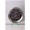 Image 1 : Stained Glass Plate - Crucifix