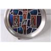 Image 3 : Stained Glass Plate - Crucifix