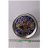 Image 1 : Religious Scene Stained Glass Plate