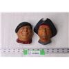 Image 1 : (2x Bid Price) (2) Bossons Chalkware Heads
